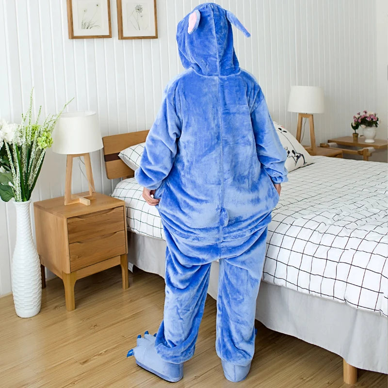 Pyjama Stitch Unisexe avec Capuche – Confort et Fantaisie pour Tous !